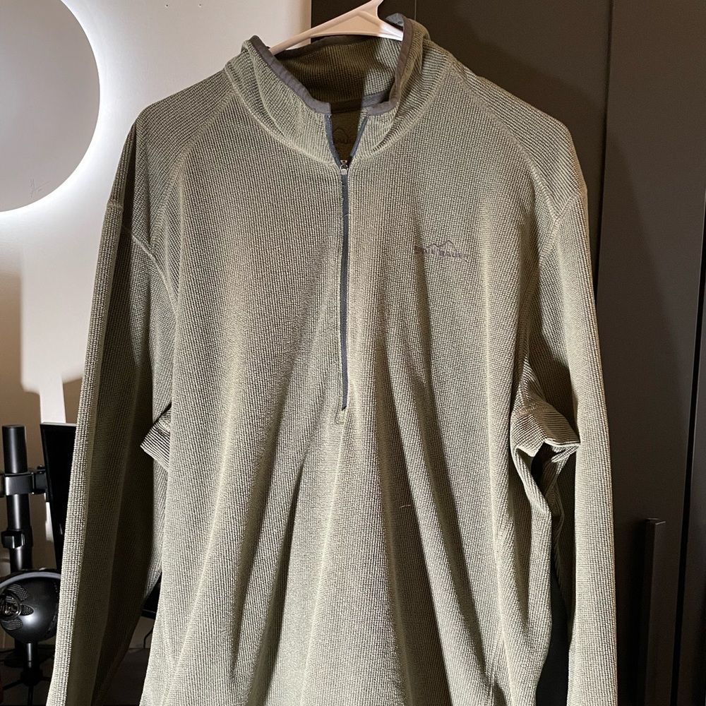 Eddie Bauer mens 1/4 zip sweater